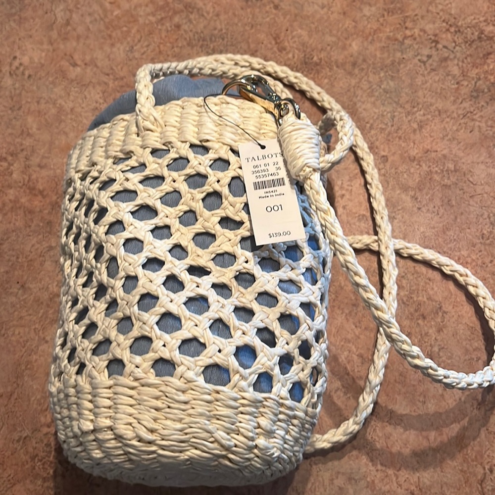 Talbots Crochet Tote